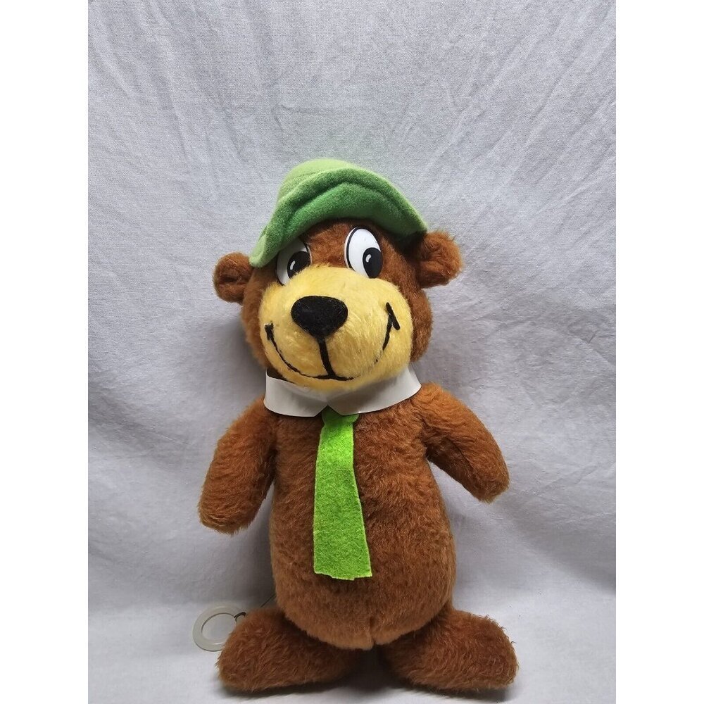 Yogi Bear 13" Talking Pull String Plush Vintage Hanna Barbara Tested 1980's